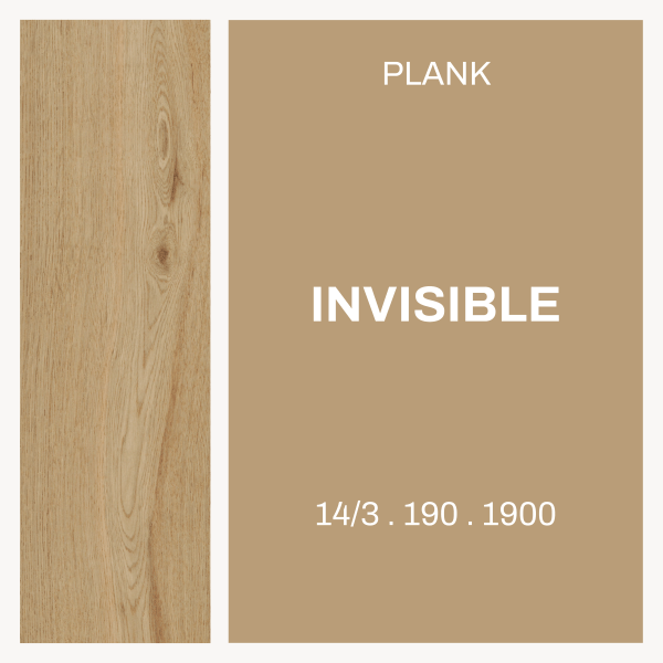 Invisible – Plank 14/3 x 190 × 1900 Prime grade