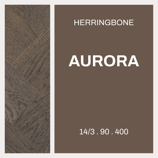 Aurora – Herringbone 14/3 x 90 × 400 Select grade